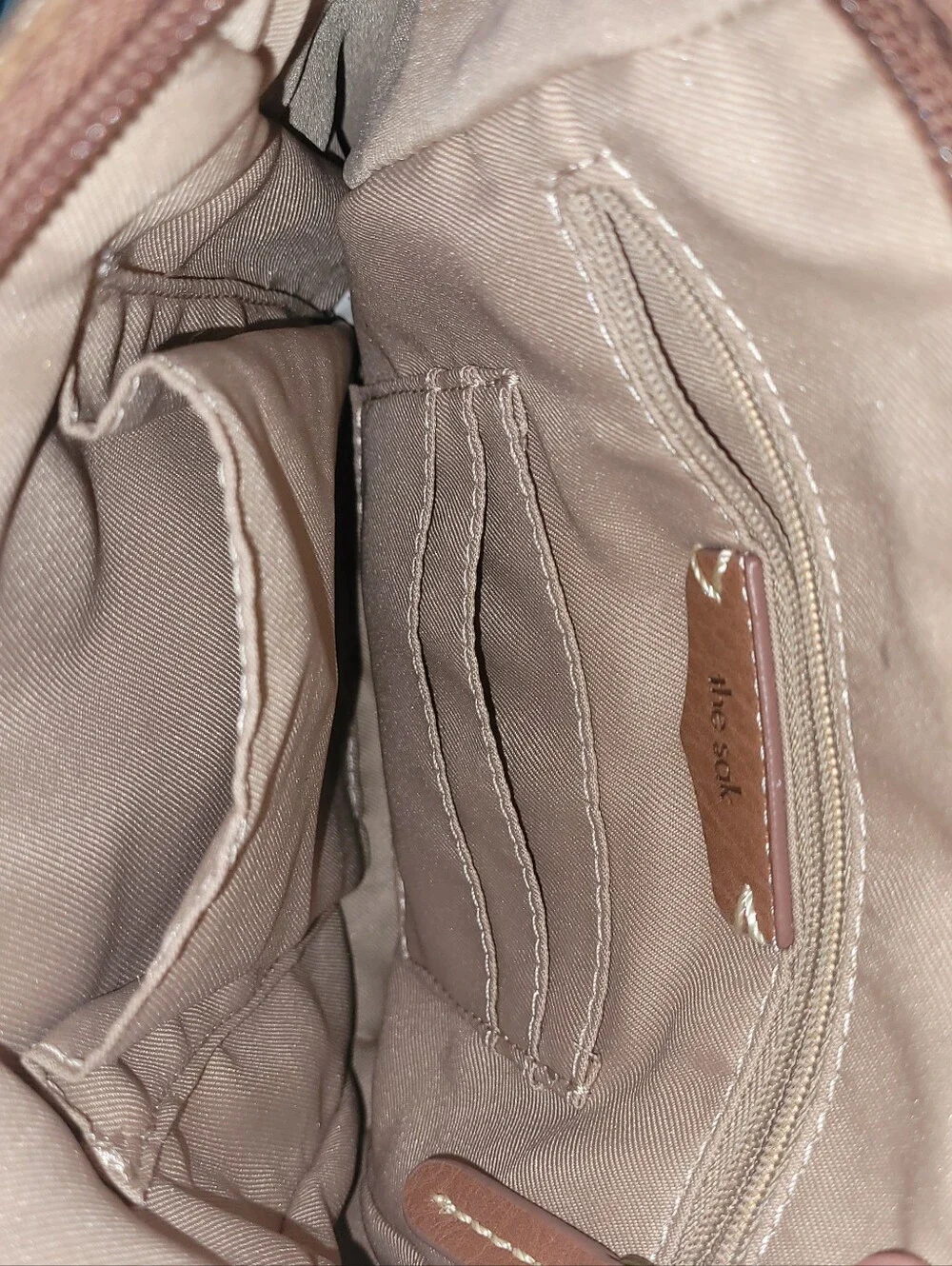 The Sak Embossed Leather Backpack Purse Boho Cowgirl